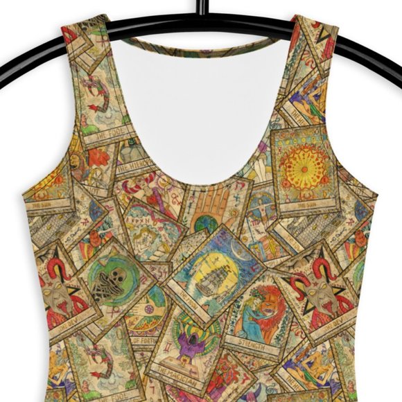 Tarot Card Mystic Bodycon Dress - Picture 2 of 10